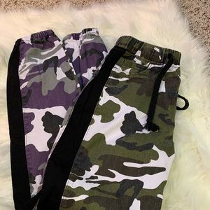 CAMO JOGGER PANTS
